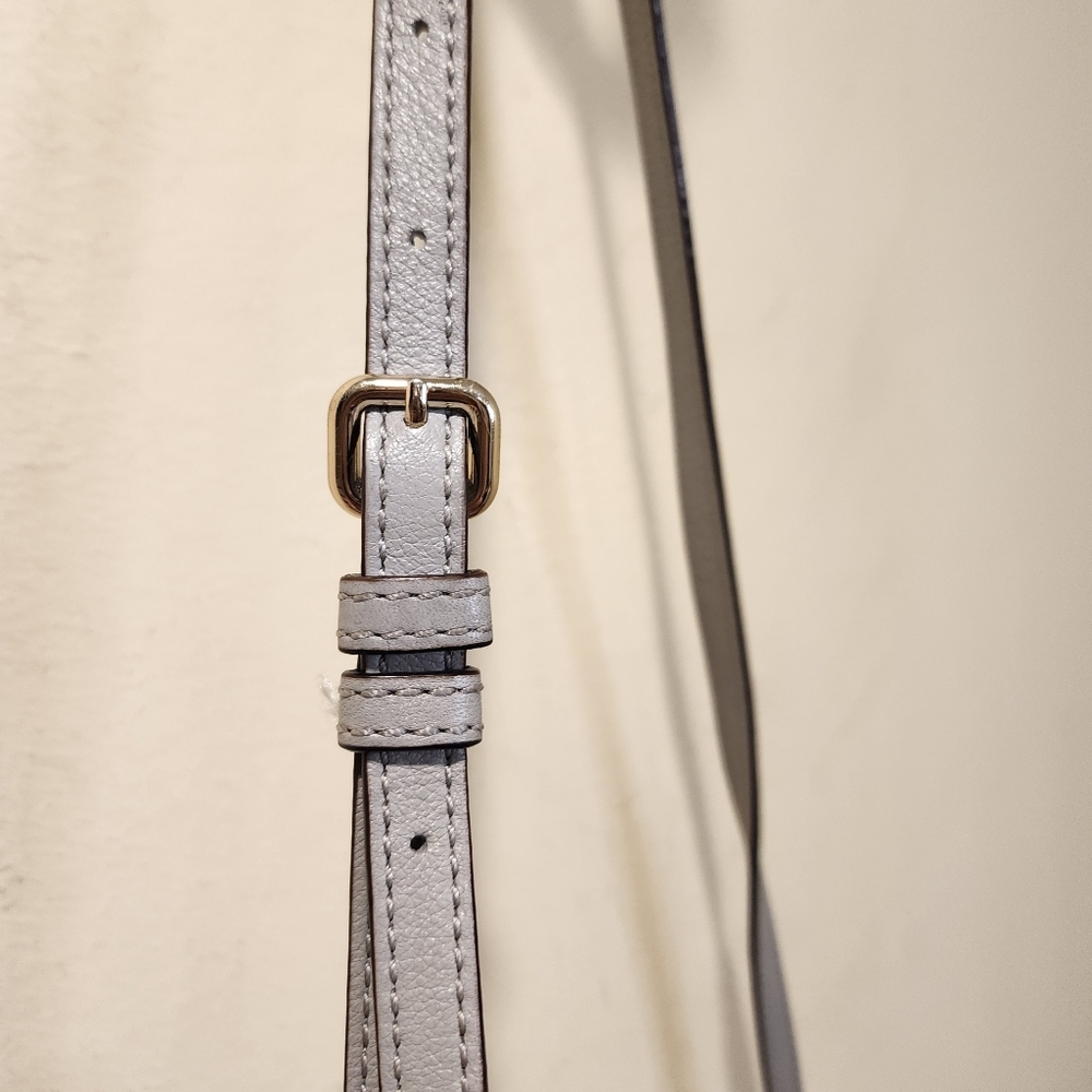 Kate Spade Gray Leather Crossbody Bag - Picture 6 of 14